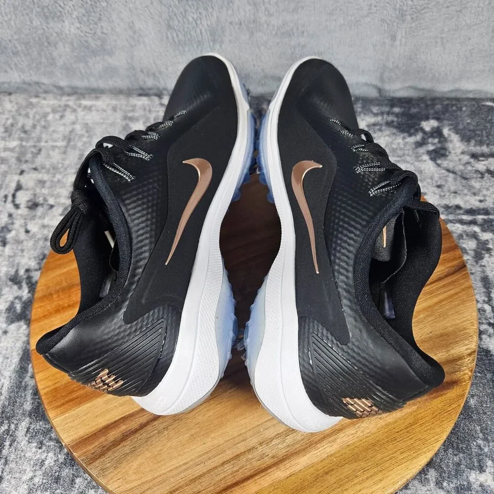Nike React Vapor 2 Black Bronze Golf Cleats Shoes BV1139-001 Women's Size 8